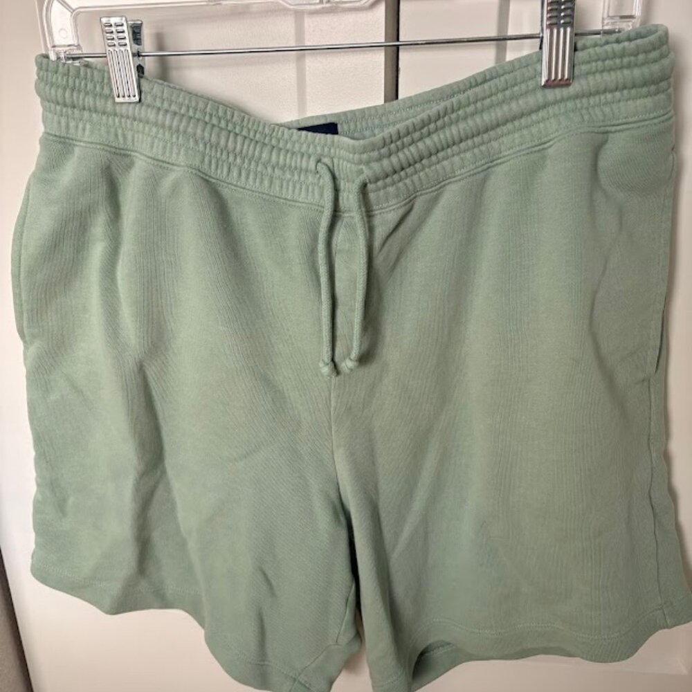 Sage green GAP Comfy Shorts
